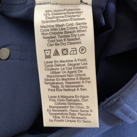 DKNY Navy Blue Front & Back Pockets Size 0 NWT - Picture 7 of 7